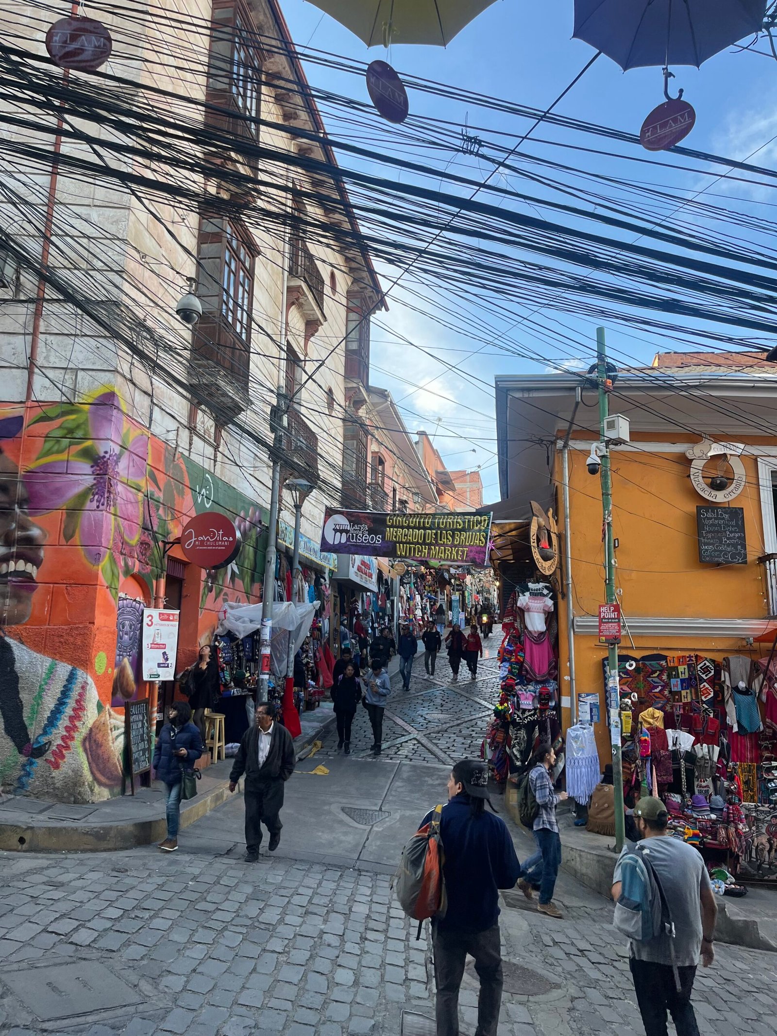 Witches Markets entering from Sagarnaga Street